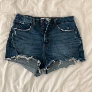 High rise mom shorts